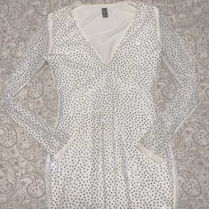 White sparkle dress